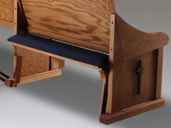 New Pews and an Altar Rail for a Catholic Chapel