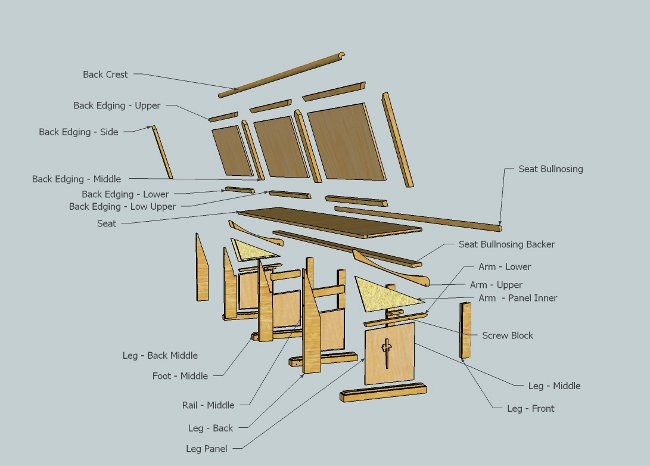 parts of a church funter