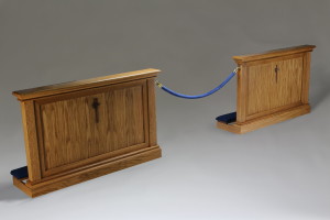 Small altar rail for chapels with limited space