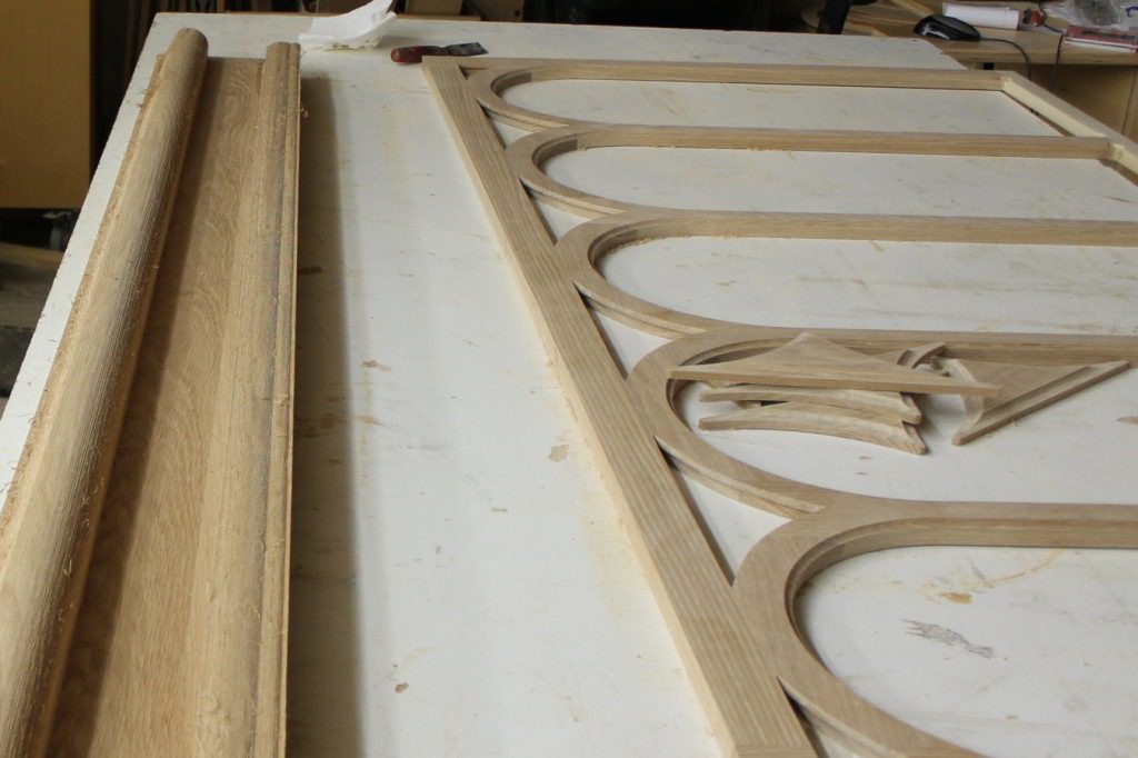 CNC cut altar components