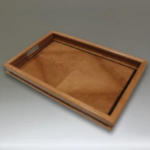 Top view of the credence tray